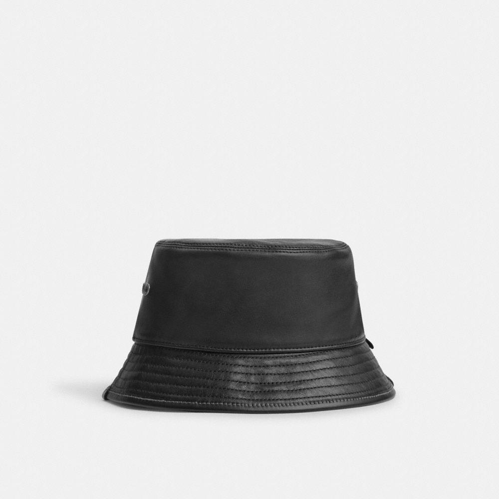 Coach Leather Bucket Hat Negras | COH866414