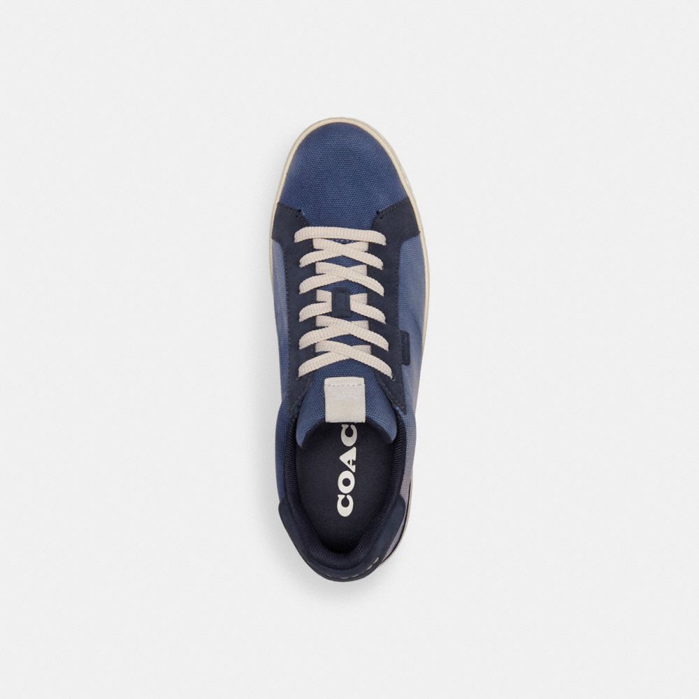 Coach Lowline Low Top Sneaker With Tie Dye Azul Marino | COH866819