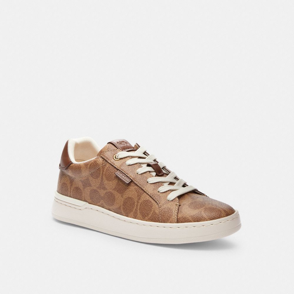 Coach Lowline Luxe Low Top Sneaker Marrones | COH865830