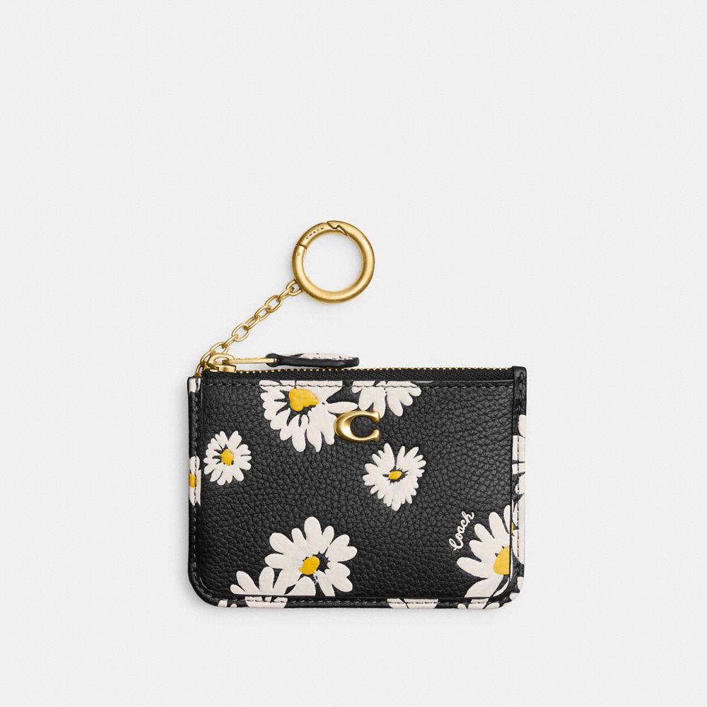 Coach Mini Skinny Id Case With Floral Print Negras Multicolor | COH865603