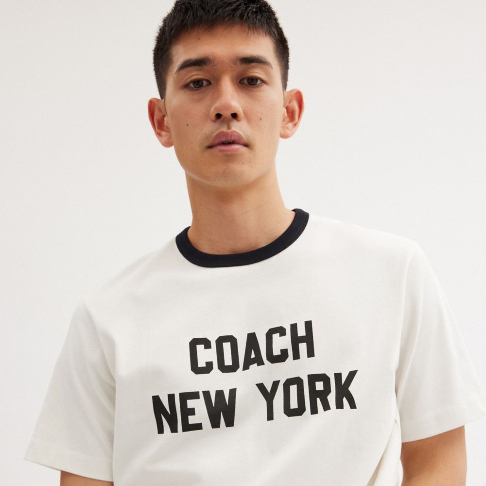 Coach New York T Shirt Blancas | COH865976