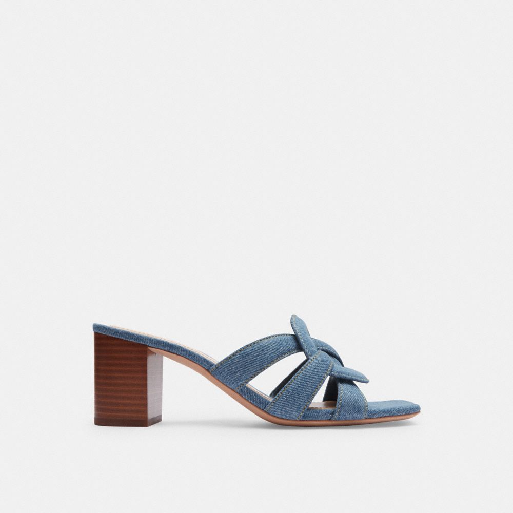 Coach Nikki Sandal Indigo Azules | COH865748