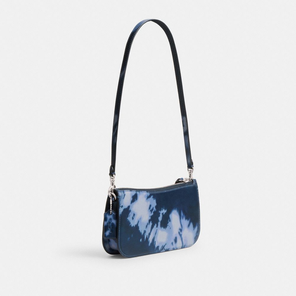 Coach Penn Shoulder Bag With Tie Dye Print Plateadas Azul Marino | COH864893