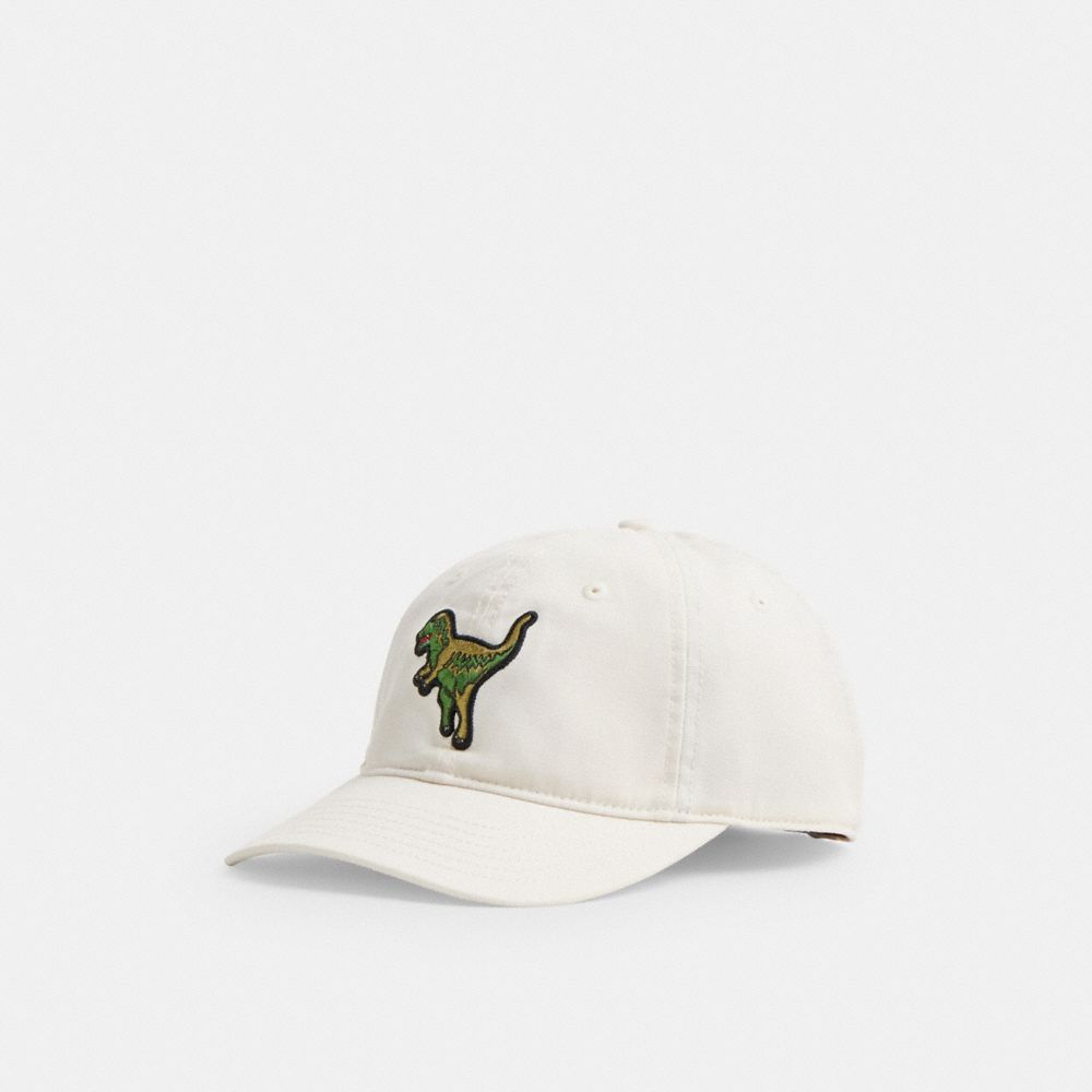 Coach Rexy Patch Baseball Hat Blancas | COH867043