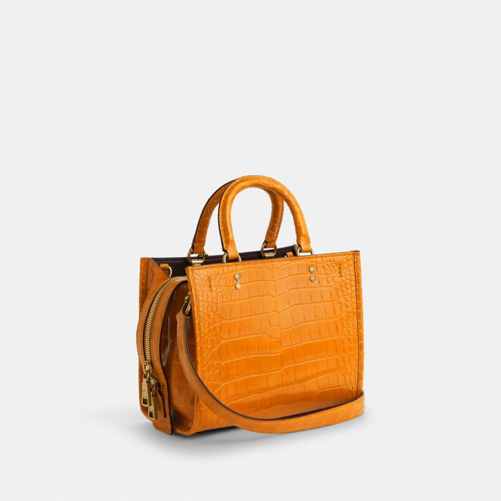 Coach Rogue Bag 25 In Alligator Naranjas | COH865120