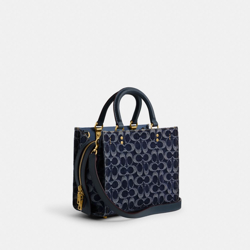 Coach Rogue Bag 25 In Signature Denim Azules | COH864926