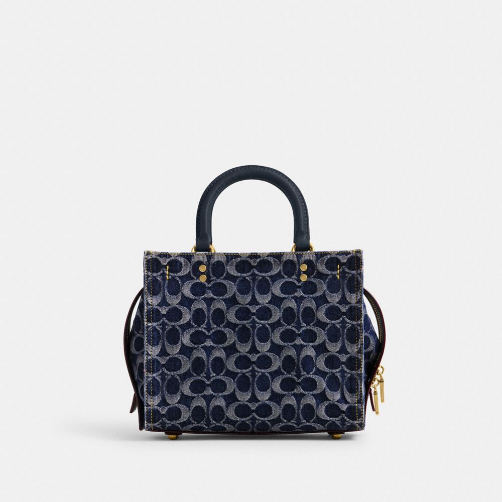 Coach Rogue Bag 25 In Signature Denim Azules | COH864926