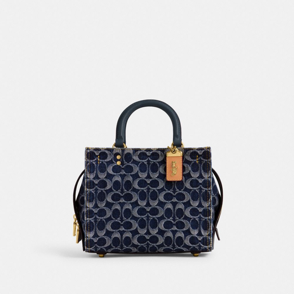 Coach Rogue Bag 25 In Signature Denim Azules | COH864926