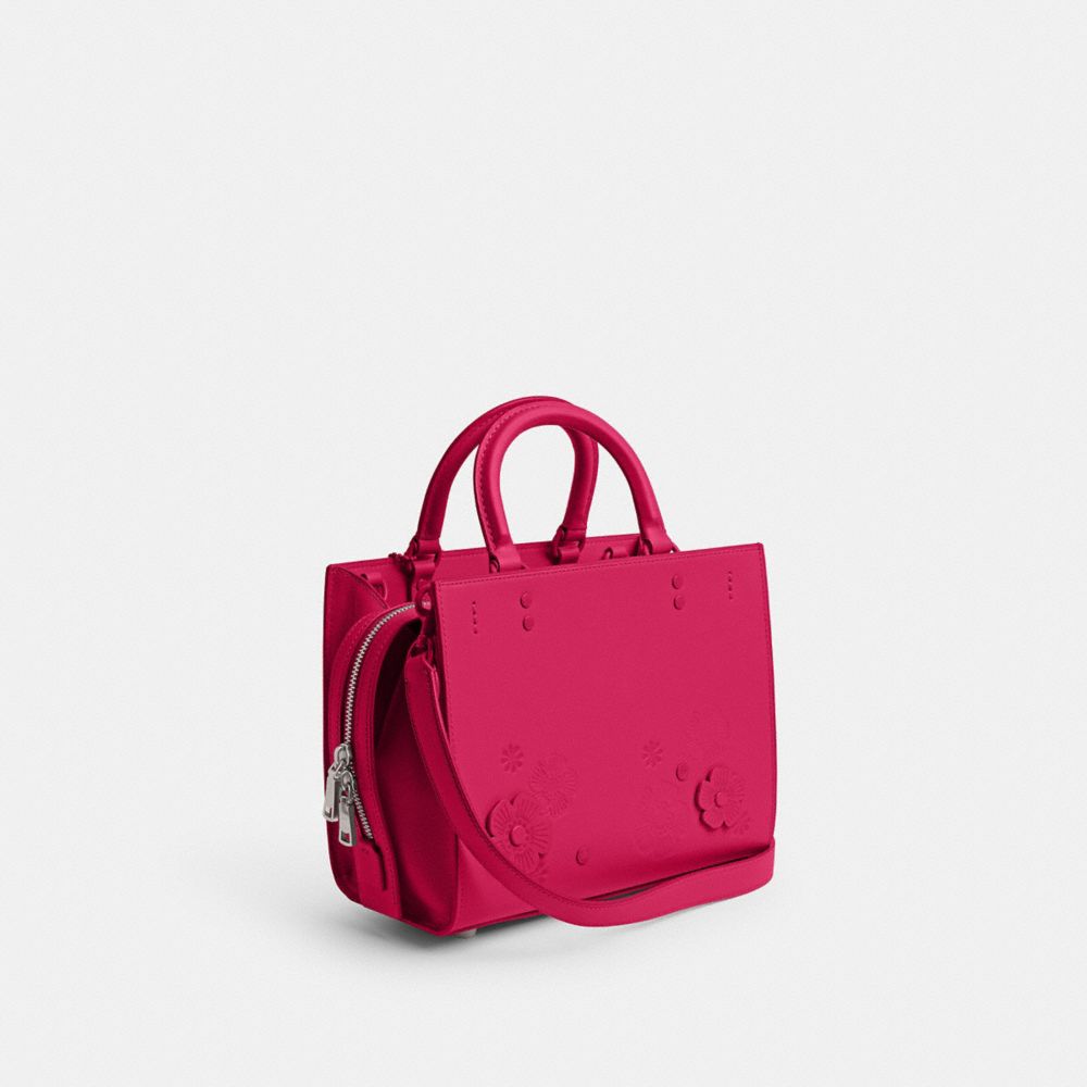 Coach Rogue Bag 25 With Tea Rose Plateadas | COH865180