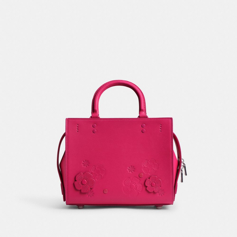 Coach Rogue Bag 25 With Tea Rose Plateadas | COH865180