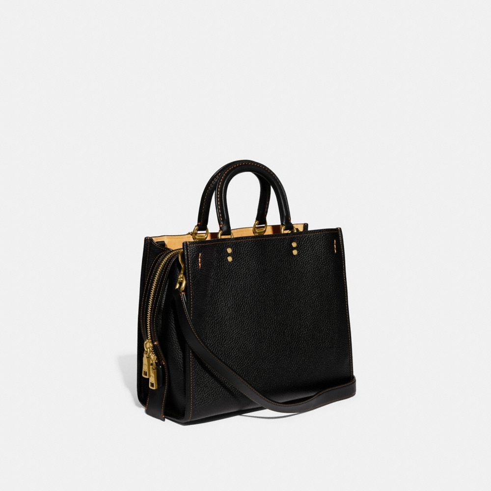 Coach Rogue Bag In Regenerative Leather Negras | COH864932