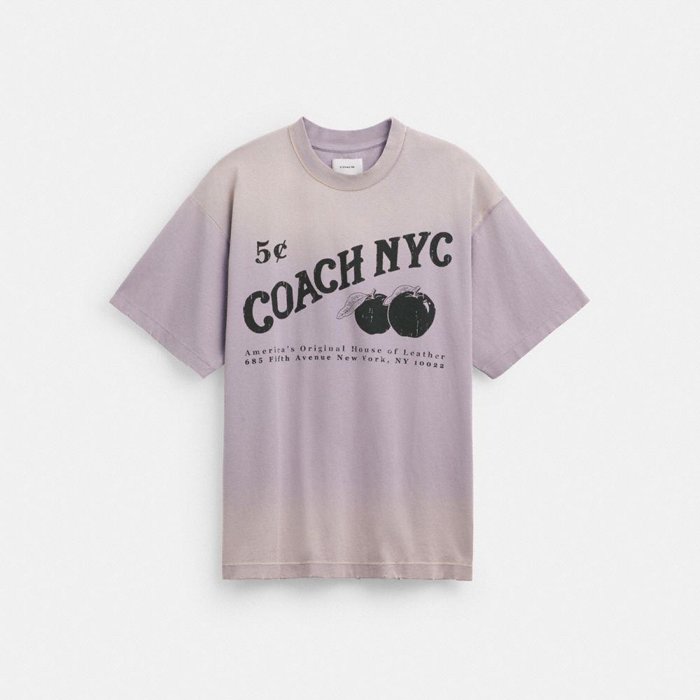 Coach Signature Apple T Shirt Moradas | COH866921