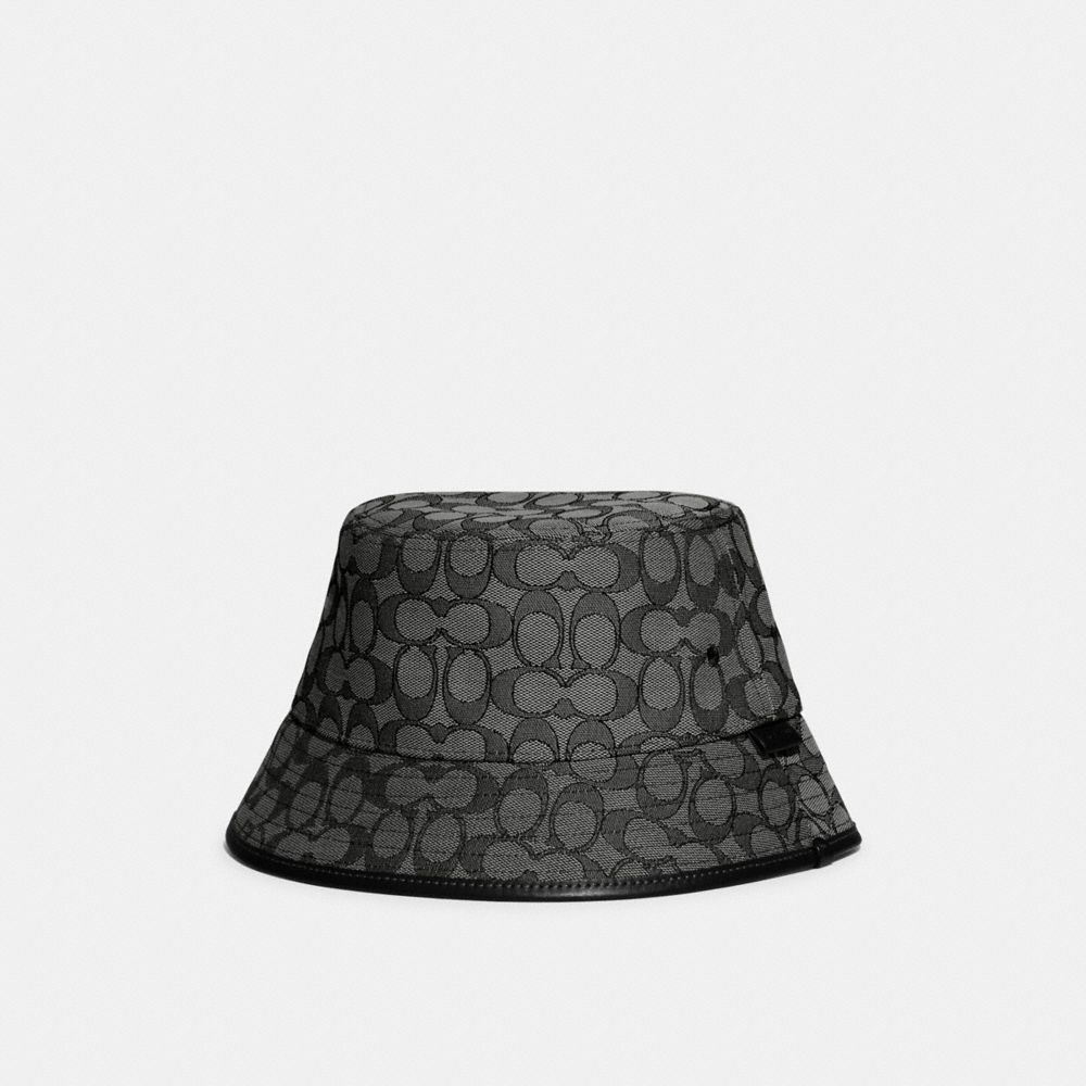 Coach Signature Jacquard Bucket Hat Gris | COH866419