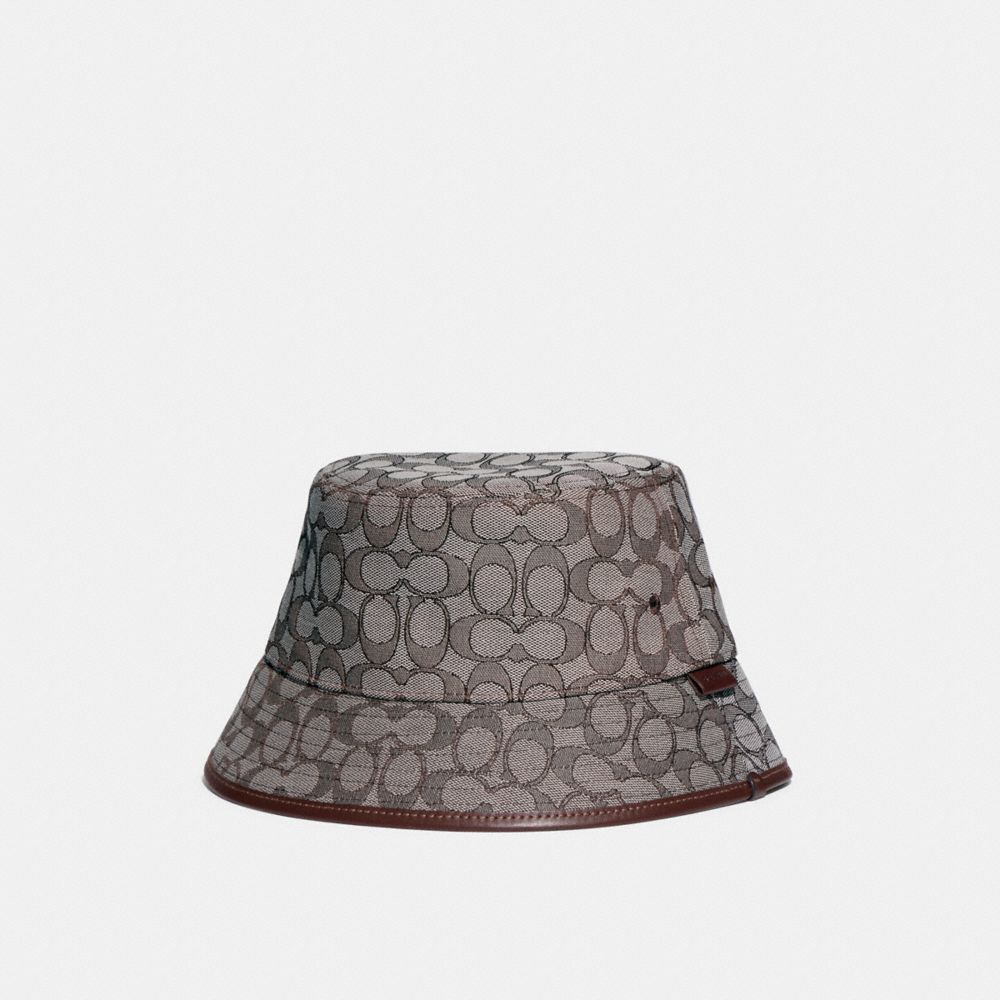 Coach Signature Jacquard Bucket Hat Verde Menta | COH866410