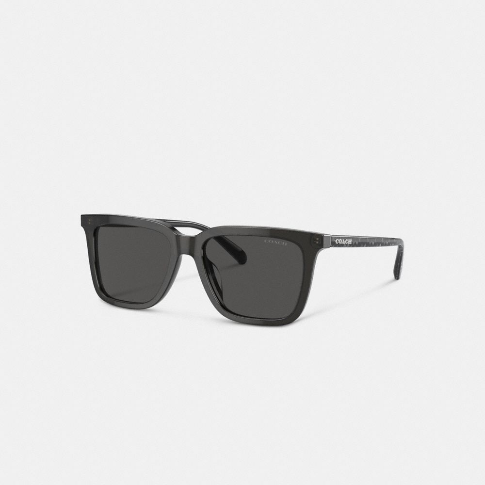 Coach Signature Square Sunglasses Gris | COH866363