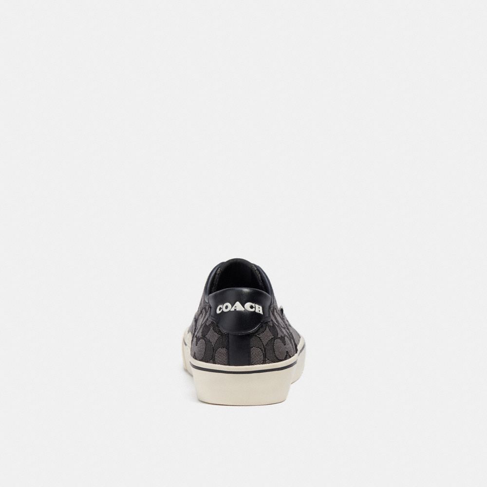 Coach Skate Lace Up Sneaker In Signature Jacquard Negras | COH866790