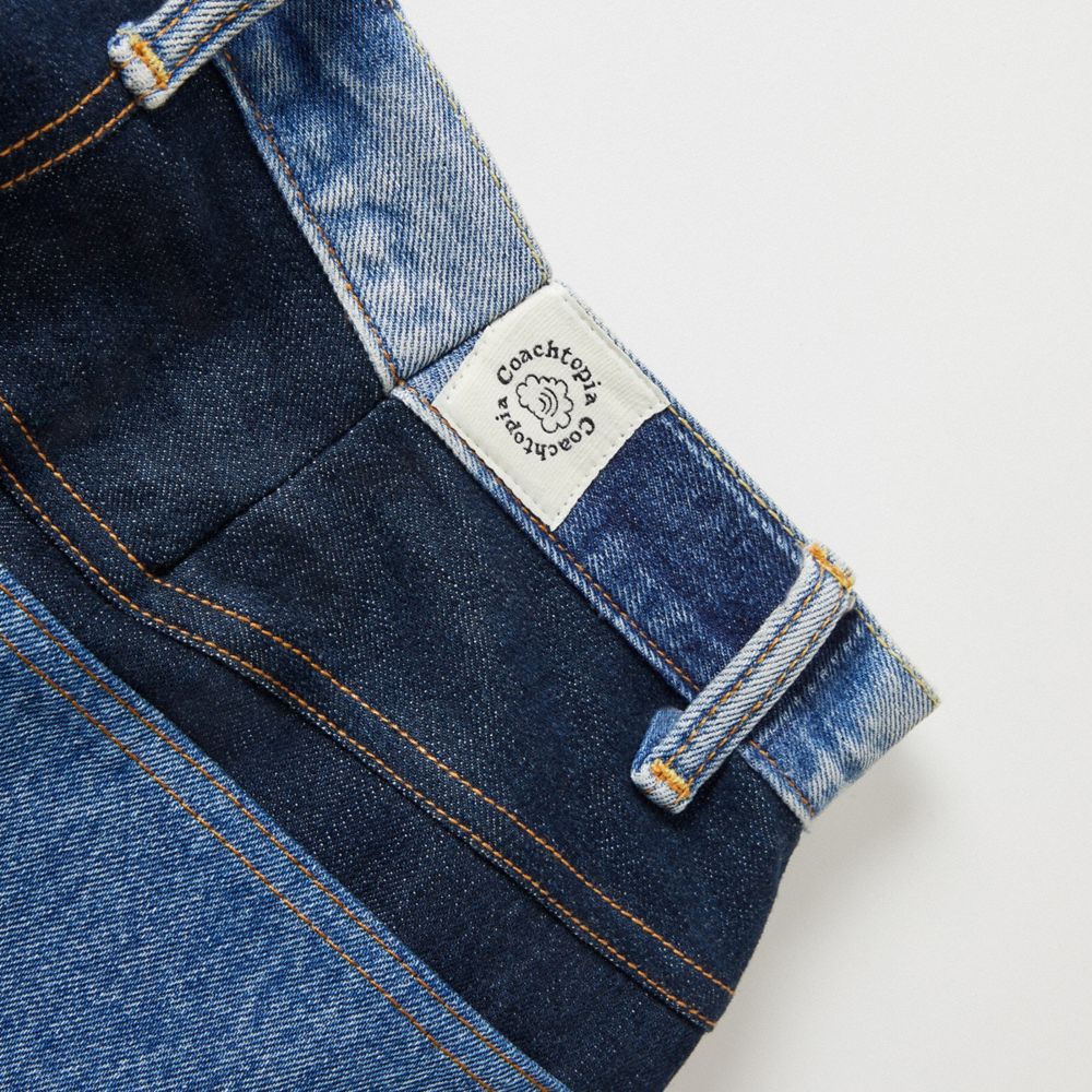 Coach Skater Jeans In Repurposed Denim Azules | COH866021