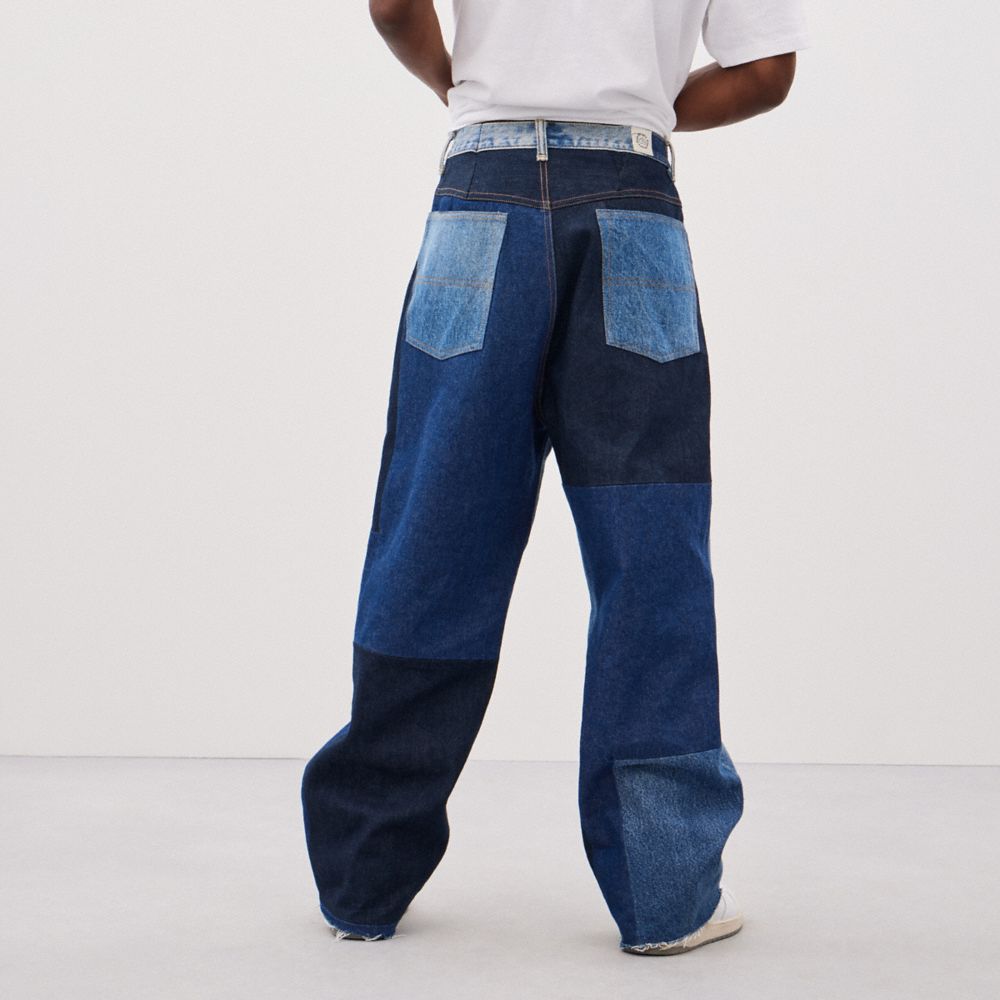 Coach Skater Jeans In Repurposed Denim Azules | COH866021