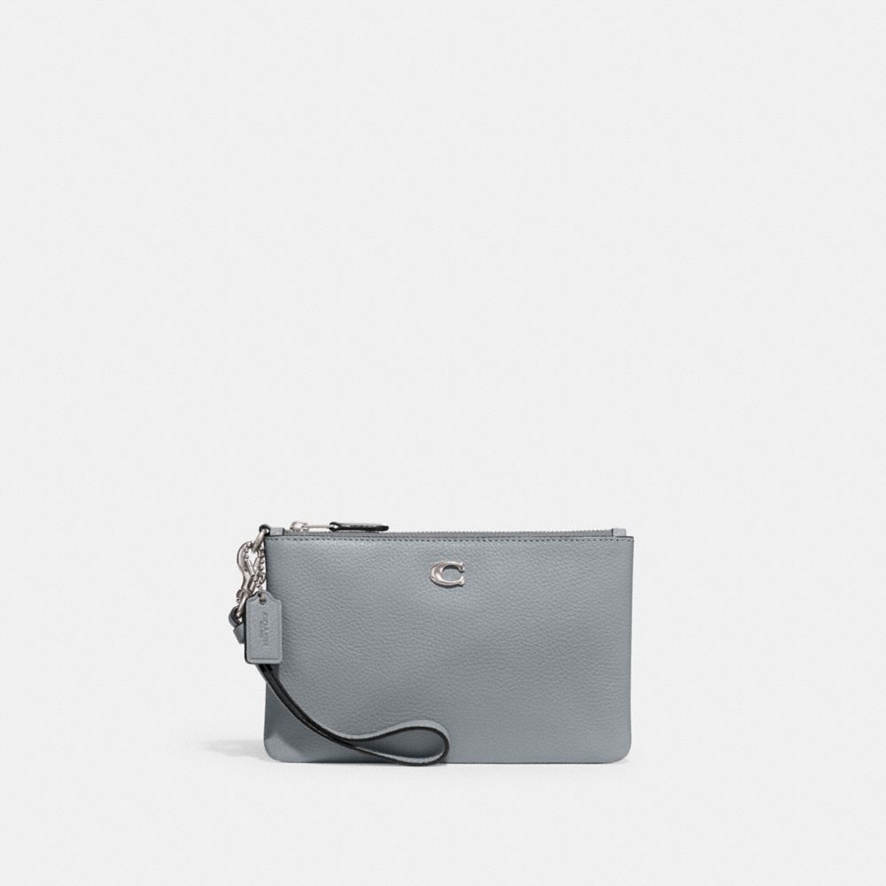 Coach Small Wristlet Plateadas Gris Azules | COH865633