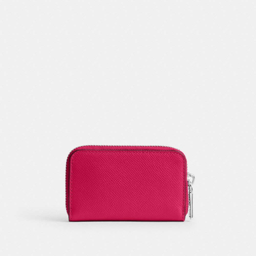 Coach Small Zip Around Card Case Rosas | COH866750