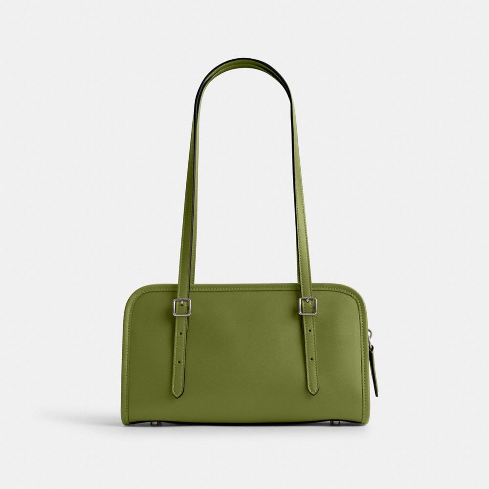 Coach Swing Zip Plateadas Verde Claro | COH864760