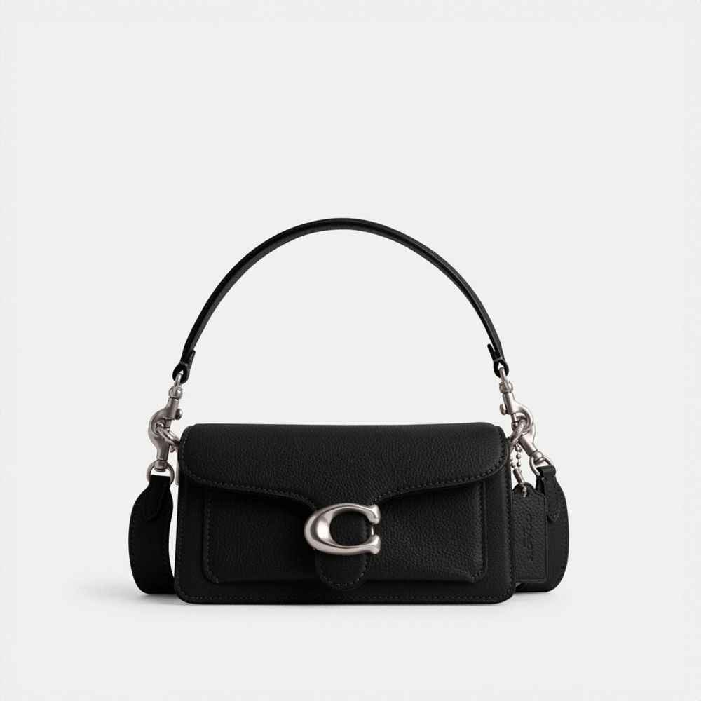 Coach Tabby Shoulder Bag 20 Plateadas Negras | COH864762