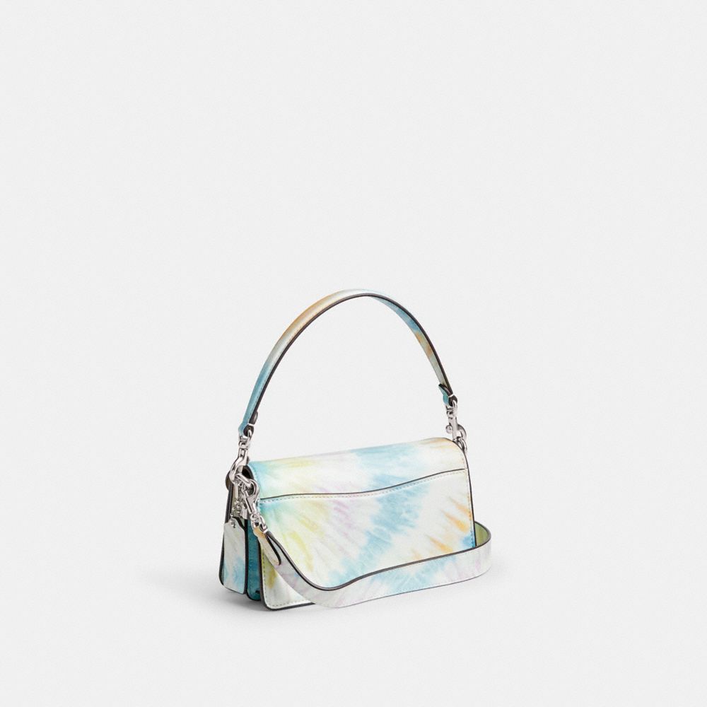 Coach Tabby Shoulder Bag 20 With Rainbow Tie Dye Print Plateadas Multicolor | COH864917