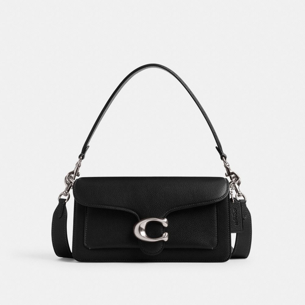 Coach Tabby Shoulder Bag 26 Plateadas Negras | COH864761