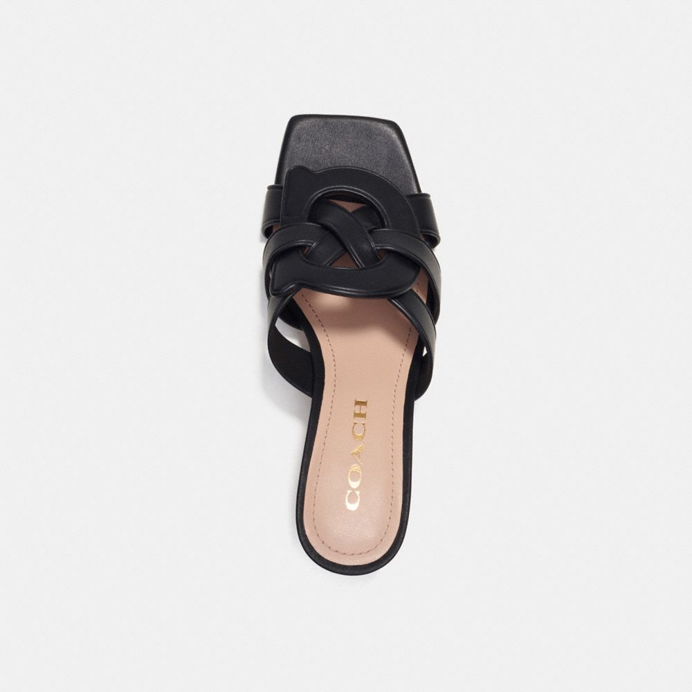 Coach Tillie Sandal Negras | COH865880