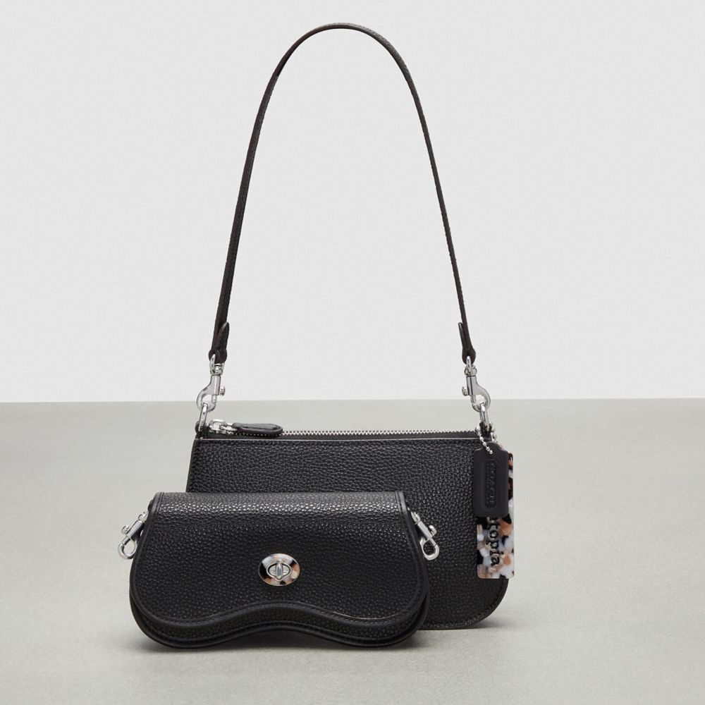 Coach Wavy Double Pouch Bag Negras | COH864757