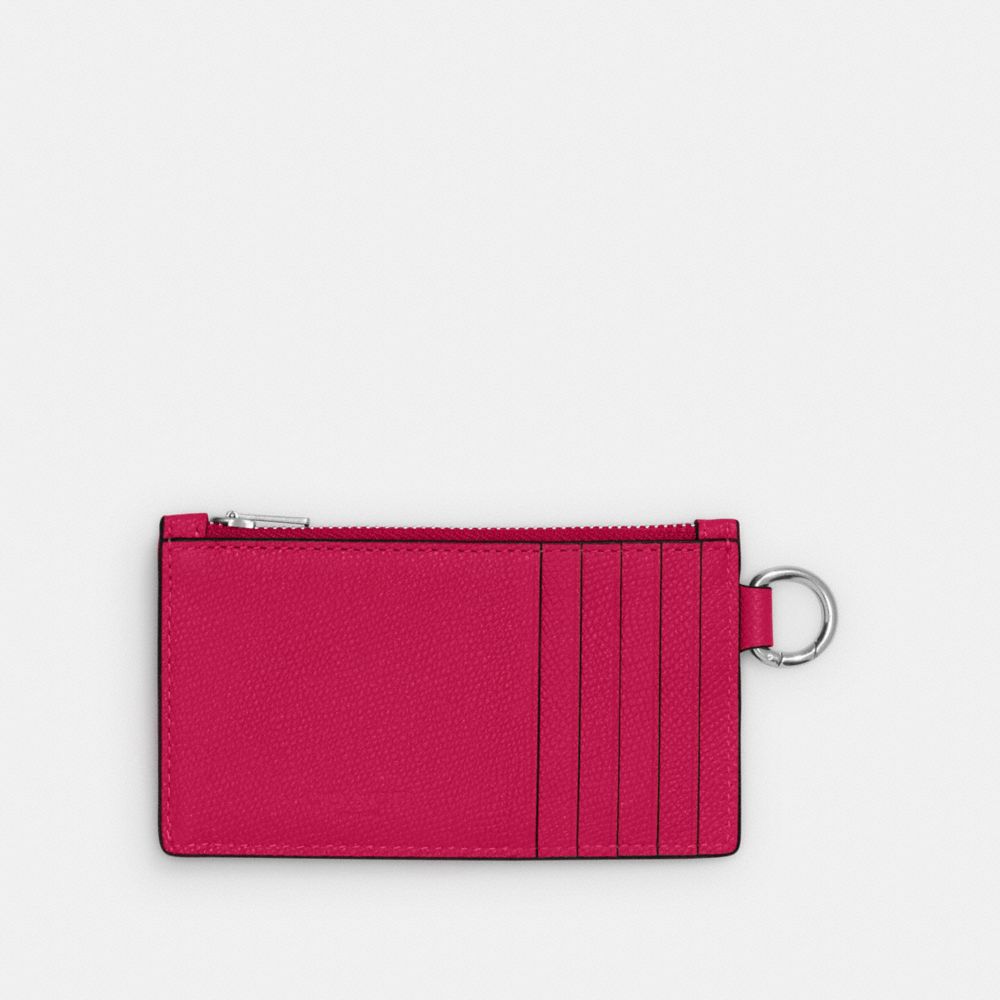 Coach Zip Card Case Rosas | COH866751